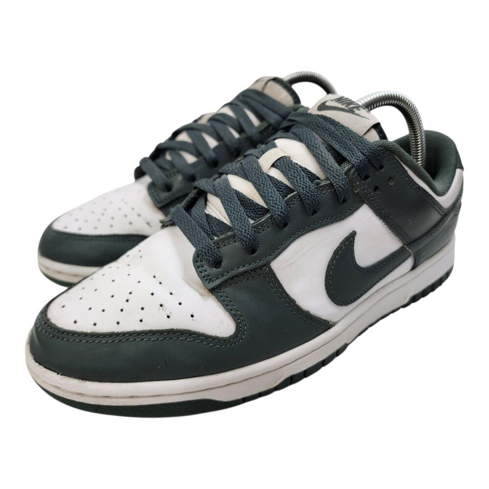 NIKE Shoes DUNK LOW Mens Size 8.5 Vintage Green White Retro Sneaker DV0833-111